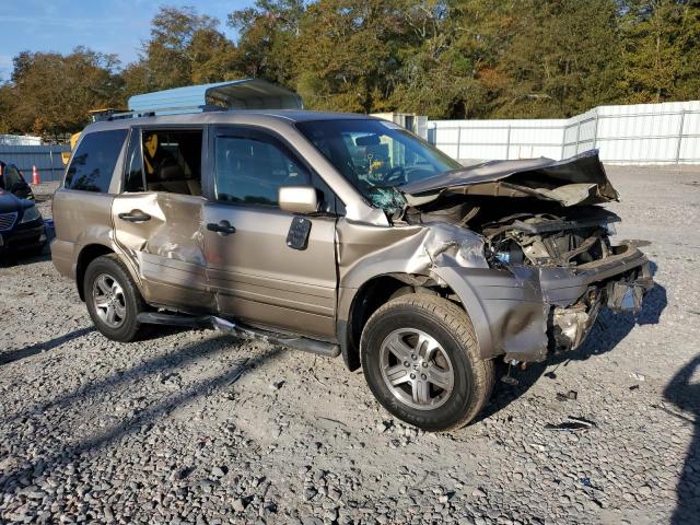 2HKYF18674H541197 - 2004 HONDA PILOT EXL TAN photo 4