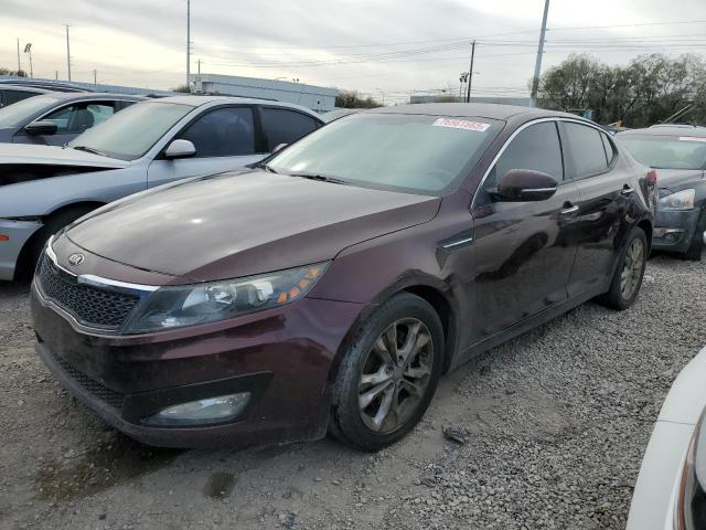 5XXGM4A79DG116355 - 2013 KIA OPTIMA LX MAROON photo 1