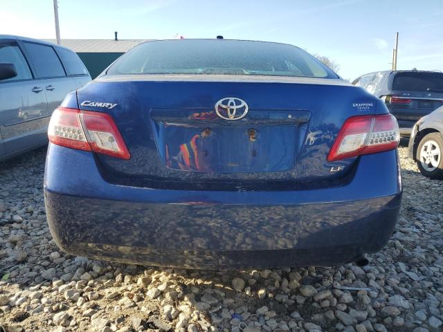 4T4BF3EK5BR131635 - 2011 TOYOTA CAMRY BASE BLUE photo 6