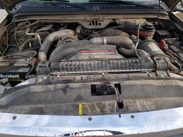 1FTWX31P27EB15537 - 2007 FORD F350 SRW SUPER DUTY TAN photo 11