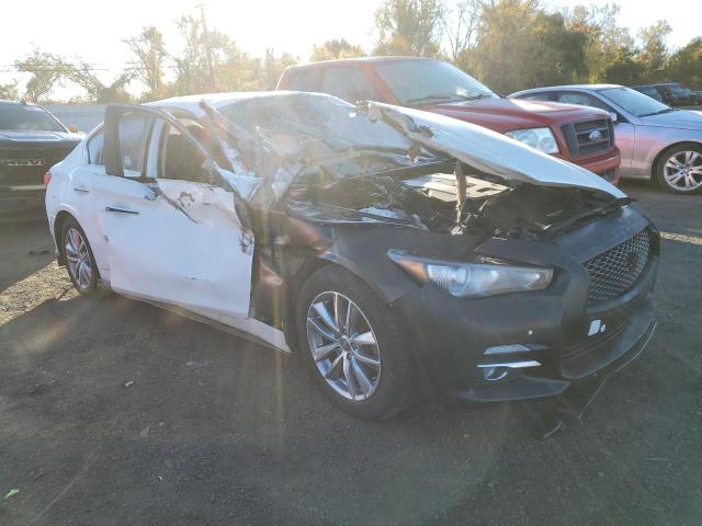 JN1BV7AR8EM690566 - 2014 INFINITI Q50 BASE WHITE photo 4