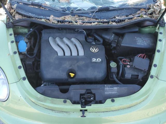 3VWCK31C05M415337 - 2005 VOLKSWAGEN NEW BEETLE GLS GREEN photo 11