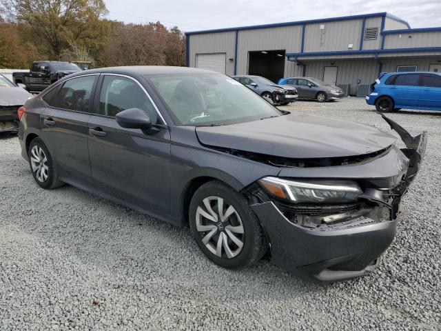 2HGFE2F25NH549052 - 2022 HONDA CIVIC LX GRAY photo 4