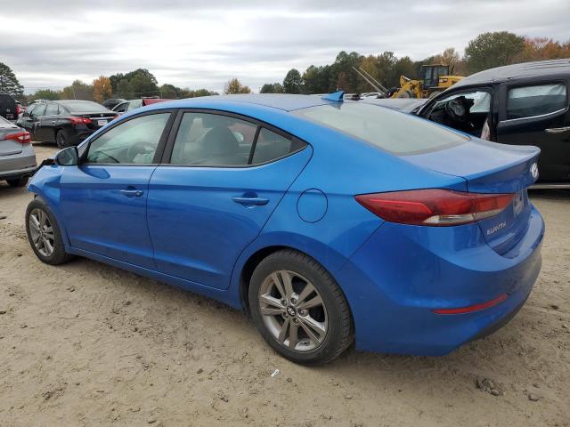 KMHD84LF8HU192723 - 2017 HYUNDAI ELANTRA SE BLUE photo 2