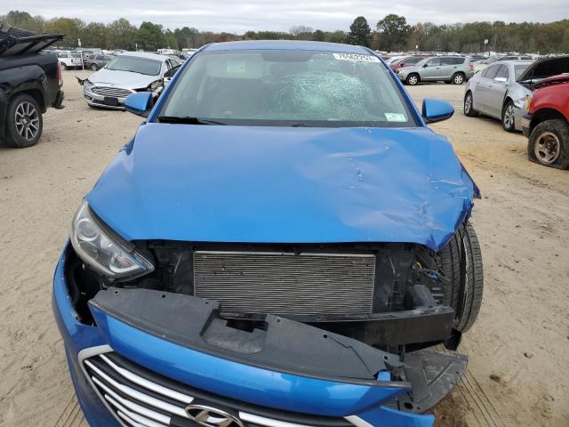 KMHD84LF8HU192723 - 2017 HYUNDAI ELANTRA SE BLUE photo 5