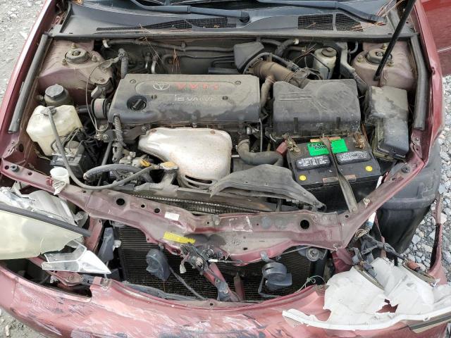 4T1BE32K54U285217 - 2004 TOYOTA CAMRY LE RED photo 11