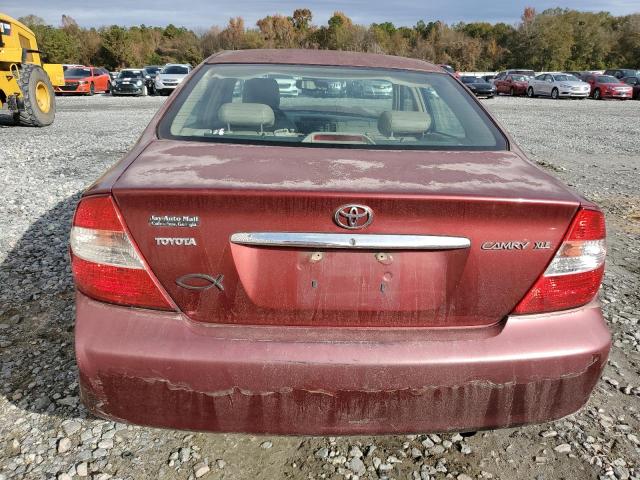 4T1BE32K54U285217 - 2004 TOYOTA CAMRY LE RED photo 6