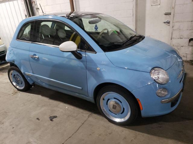 3C3CFFCR9GT170514 - 2016 FIAT 500 LOUNGE BLUE photo 4