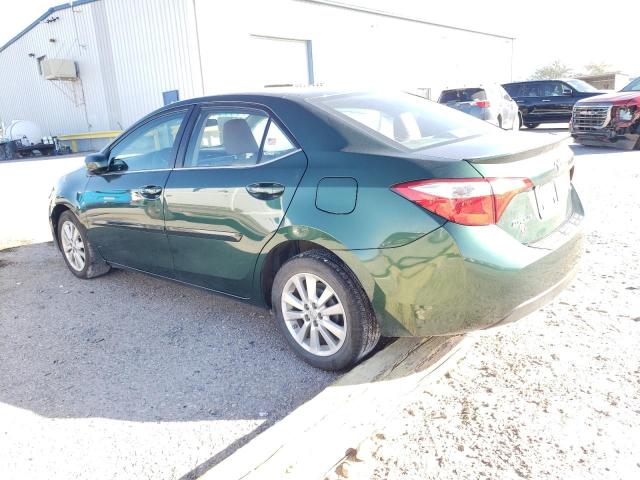 2T1BPRHE5EC003174 - 2014 TOYOTA COROLLA ECO GREEN photo 2