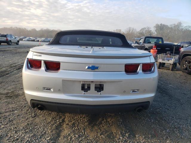 2G1FB3D3XD9226027 - 2013 CHEVROLET CAMARO LT SILVER photo 6