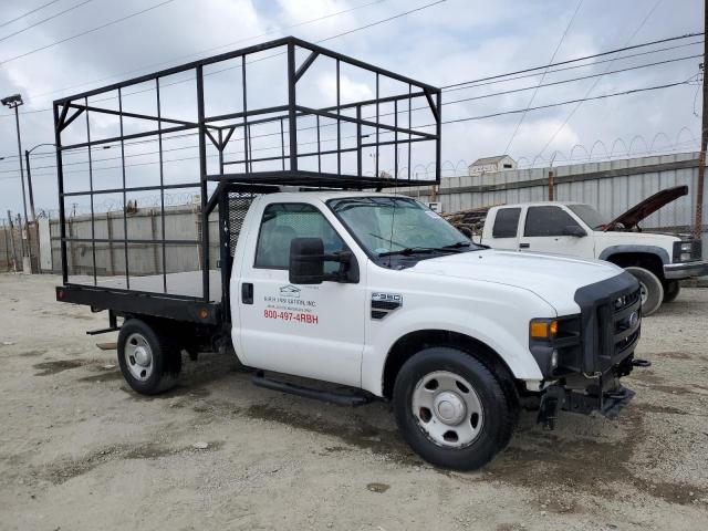 1FTSF30509EA98340 - 2009 FORD F350 SUPER DUTY WHITE photo 4