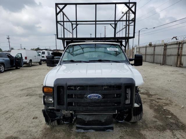 1FTSF30509EA98340 - 2009 FORD F350 SUPER DUTY WHITE photo 5