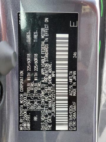 JTJBARBZ1K2213114 - 2019 LEXUS NX 300 BASE 灰色 照片 14