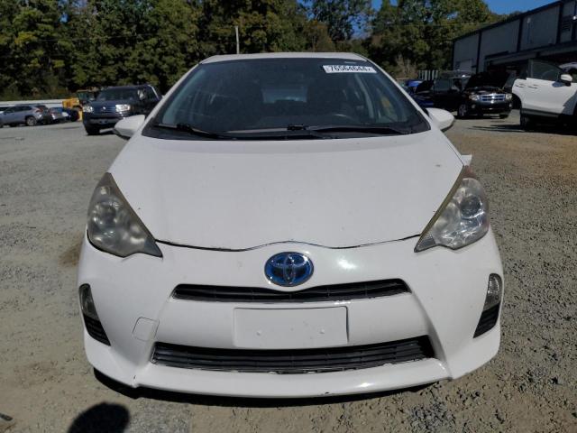 JTDKDTB3XD1057456 - 2013 TOYOTA PRIUS C WHITE photo 5