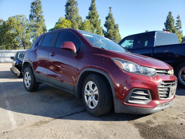 3GNCJKSB5HL171482 - 2017 CHEVROLET TRAX LS BURGUNDY photo 4