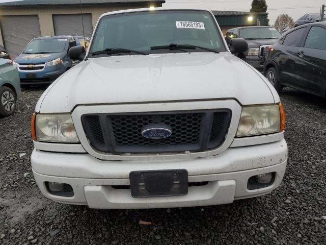 1FTYR10U95PA11210 - 2005 FORD RANGER WHITE photo 5