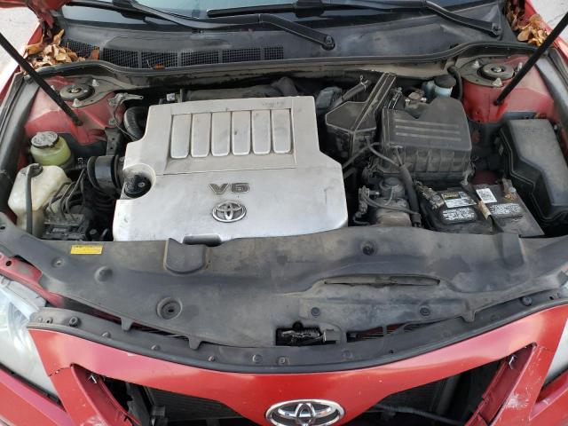 4T1BK46K77U008663 - 2007 TOYOTA CAMRY LE RED photo 11