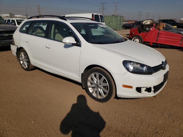 3VWML7AJ1EM609124 - 2014 VOLKSWAGEN JETTA TDI WHITE photo 4