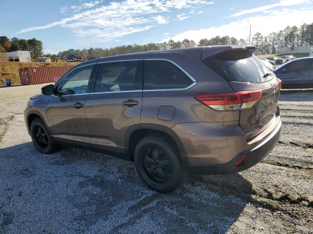 5TDZARFH7KS054420 - 2019 TOYOTA HIGHLANDER LE BROWN photo 2