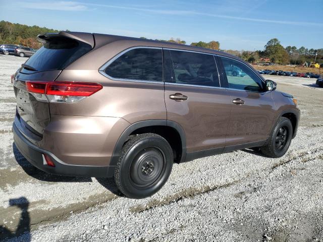 5TDZARFH7KS054420 - 2019 TOYOTA HIGHLANDER LE BROWN photo 3