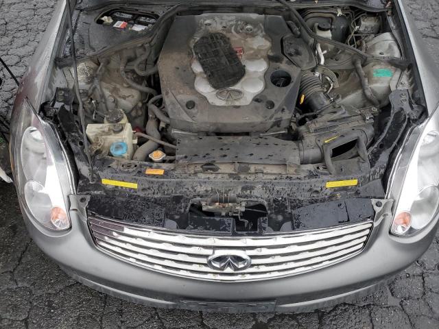 JNKCV54E64M800073 - 2004 INFINITI G35 GRAY photo 11