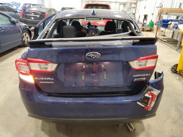 4S3GKAK67J3615662 - 2018 SUBARU IMPREZA SPORT BLUE photo 6