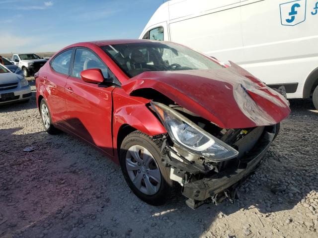 KMHDH4AEXGU489677 - 2016 HYUNDAI ELANTRA SE RED photo 4