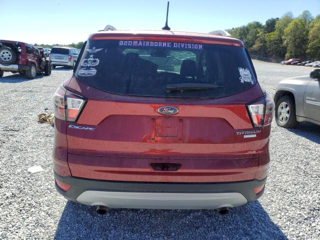 1FMCU0J97JUA08617 - 2018 FORD ESCAPE TITANIUM RED photo 6