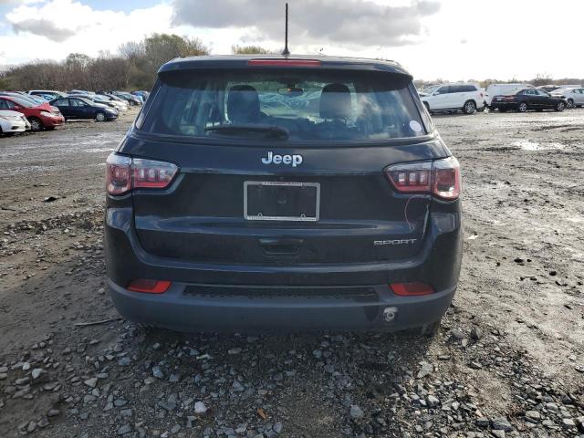 3C4NJCAB3JT489082 - 2018 JEEP COMPASS SPORT BLACK photo 6