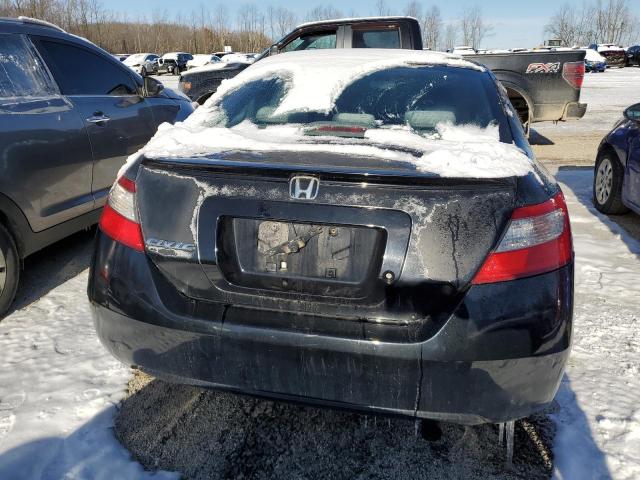 2HGFG1B61AH506237 - 2010 HONDA CIVIC LX BLACK photo 6