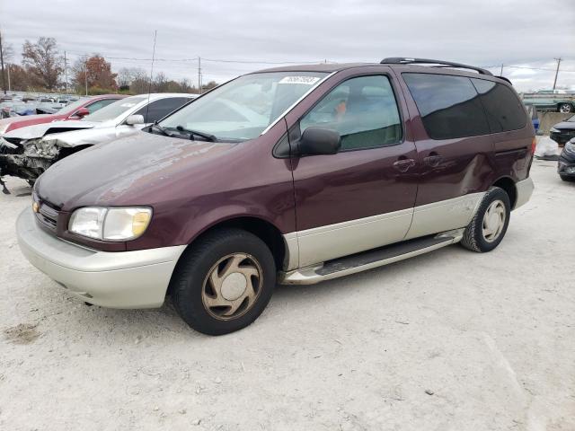 4T3ZF13C9WU037246 - 1998 TOYOTA SIENNA LE BURGUNDY photo 1