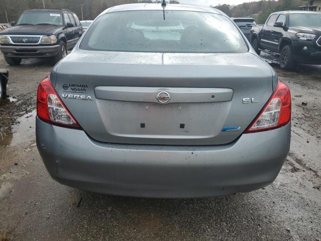 3N1CN7AP4CL814875 - 2012 NISSAN VERSA S GRAY photo 6