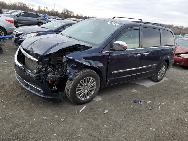 2C4RC1CG8DR533979 - 2013 CHRYSLER TOWN & COU TOURING L BLUE photo 1