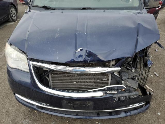 2C4RC1CG8DR533979 - 2013 CHRYSLER TOWN & COU TOURING L BLUE photo 12