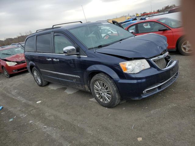2C4RC1CG8DR533979 - 2013 CHRYSLER TOWN & COU TOURING L BLUE photo 4