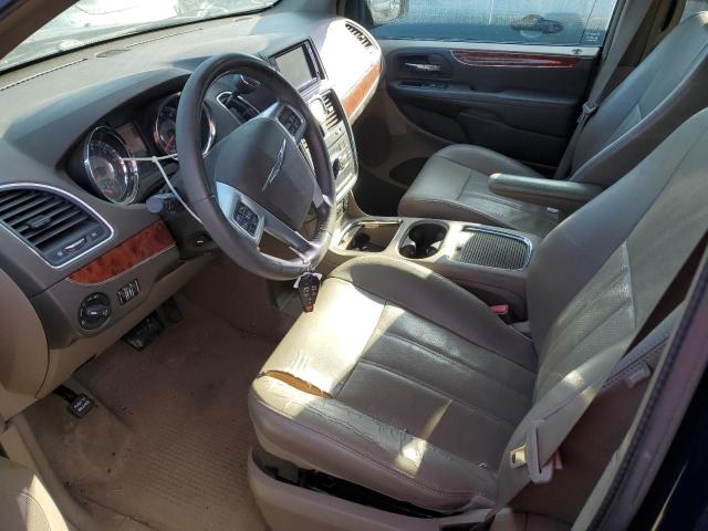 2C4RC1CG8DR533979 - 2013 CHRYSLER TOWN & COU TOURING L BLUE photo 7
