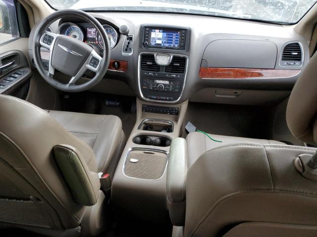 2C4RC1CG8DR533979 - 2013 CHRYSLER TOWN & COU TOURING L BLUE photo 8