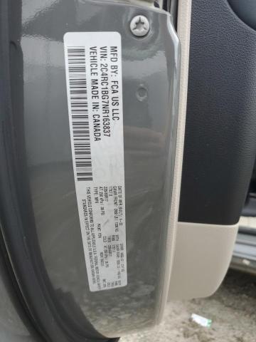 2C4RC1BG7NR163837 - 2022 CHRYSLER PACIFICA TOURING L Boz foto 14