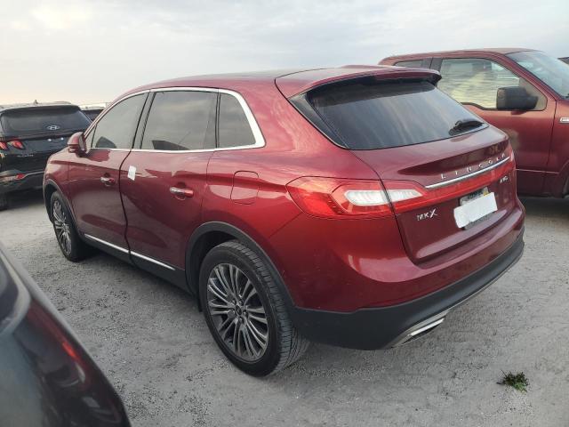 2LMTJ8LR8GBL84220 - 2016 LINCOLN MKX RESERVE BURGUNDY photo 2