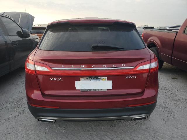 2LMTJ8LR8GBL84220 - 2016 LINCOLN MKX RESERVE BURGUNDY photo 6