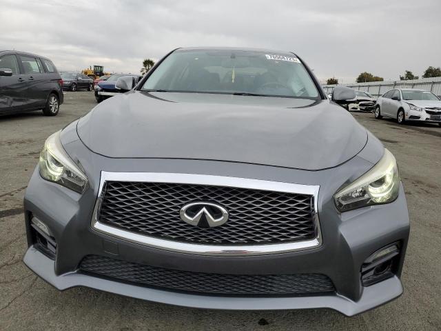 JN1BV7AP3EM689484 - 2014 INFINITI Q50 BASE GRAY photo 5