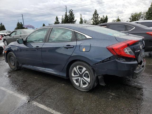 19XFC2F66KE014844 - 2019 HONDA CIVIC LX BLUE photo 2