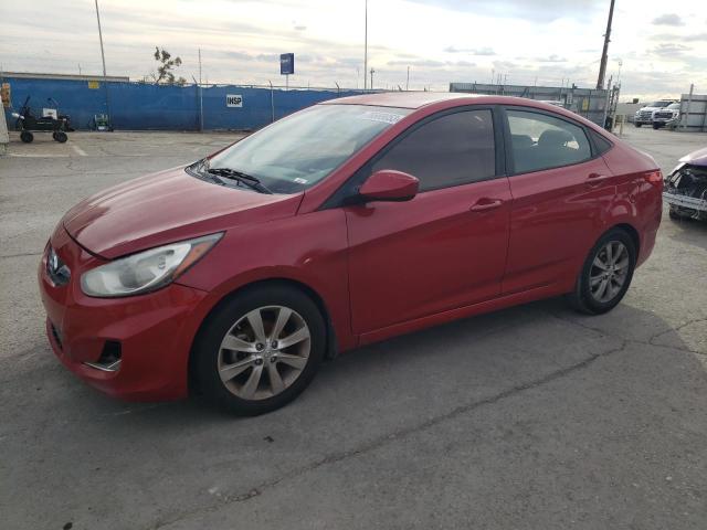 KMHCU4AE2DU350890 - 2013 HYUNDAI ACCENT GLS RED photo 1