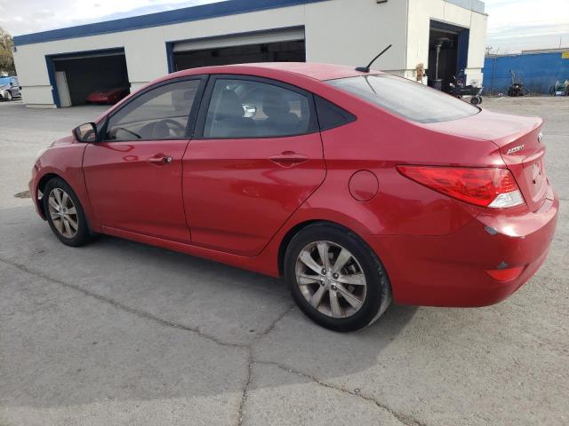 KMHCU4AE2DU350890 - 2013 HYUNDAI ACCENT GLS RED photo 2