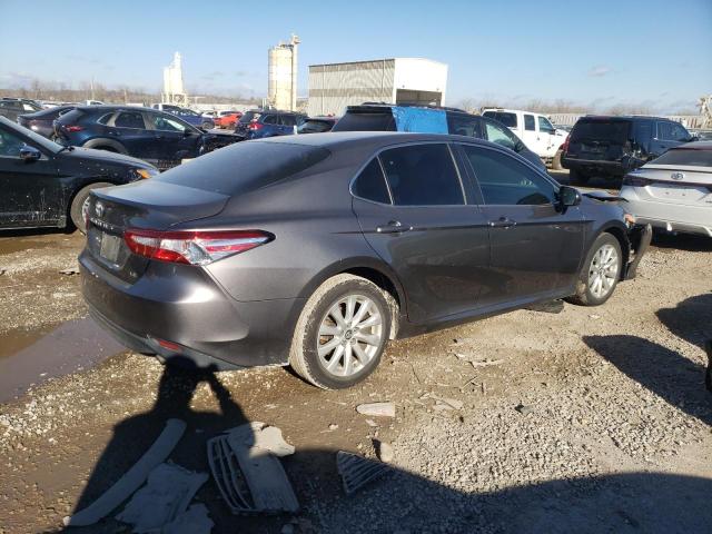 4T1B11HK6JU060212 - 2018 TOYOTA CAMRY L GRAY photo 3