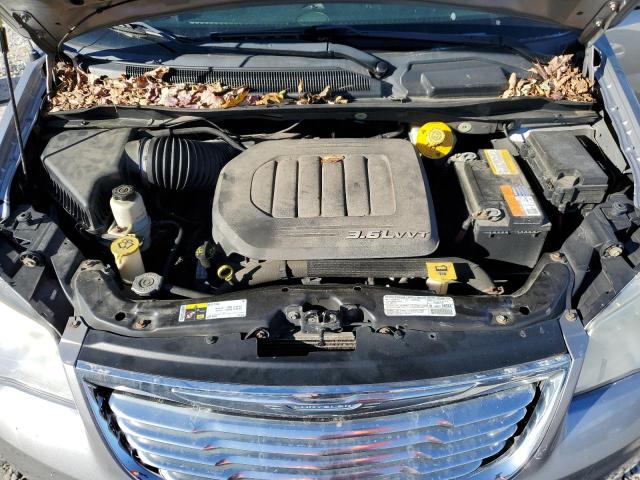 2C4RC1BG9DR793258 - 2013 CHRYSLER TOWN & COU TOURING SILVER photo 12