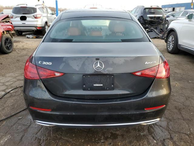 W1KAF4HB8NR051237 - 2022 MERCEDES-BENZ C 300 4MATIC BLACK photo 6