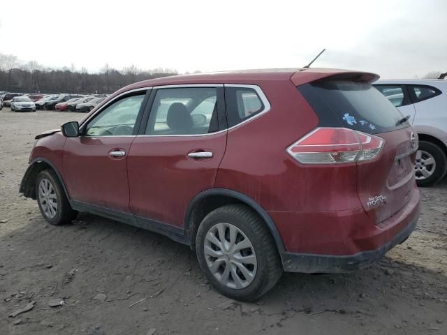 KNMAT2MV3FP513384 - 2015 NISSAN ROGUE S RED photo 2