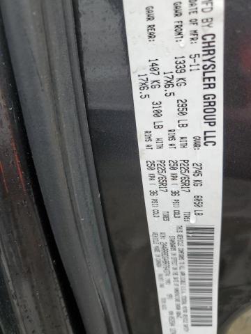 2A4RR8DG4BR764374 - 2011 CHRYSLER TOWN & COU TOURING L GRAY photo 13