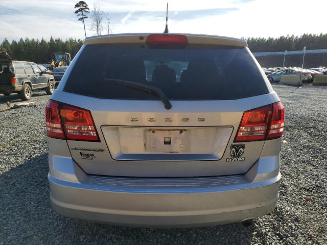 3C4PDCAB9ET112522 - 2014 DODGE JOURNEY SE SILVER photo 6